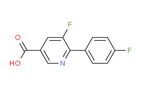 5-Fluoro-6-(4-fluorophenyl)nicotinic acid