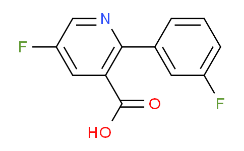 5-Fluoro-2-(3-fluorophenyl)nicotinic acid