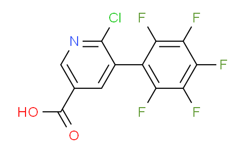 6-Chloro-5-(perfluorophenyl)nicotinic acid