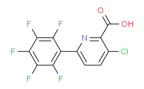 3-Chloro-6-(perfluorophenyl)picolinic acid
