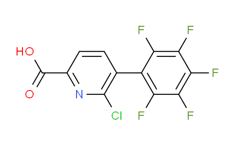 6-Chloro-5-(perfluorophenyl)picolinic acid