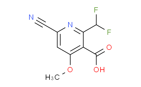6-Cyano-2-(difluoromethyl)-4-methoxypyridine-3-carboxylic acid