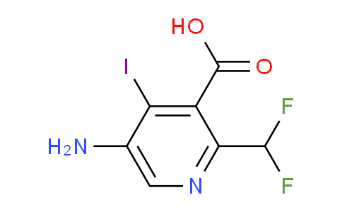 AM95870 | 1806810-56-9 | 5-Amino-2-(difluoromethyl)-4-iodopyridine-3-carboxylic acid