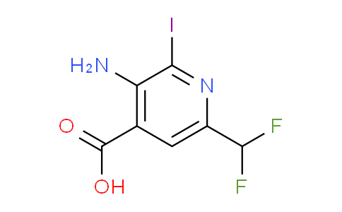 AM95871 | 1806914-40-8 | 3-Amino-6-(difluoromethyl)-2-iodopyridine-4-carboxylic acid
