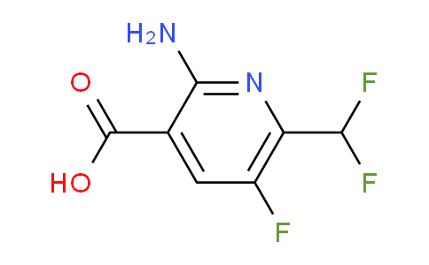 AM95876 | 1805208-23-4 | 2-Amino-6-(difluoromethyl)-5-fluoropyridine-3-carboxylic acid