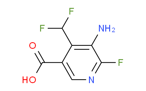 AM95884 | 1805335-75-4 | 3-Amino-4-(difluoromethyl)-2-fluoropyridine-5-carboxylic acid