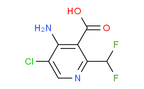 AM95887 | 1805329-73-0 | 4-Amino-5-chloro-2-(difluoromethyl)pyridine-3-carboxylic acid