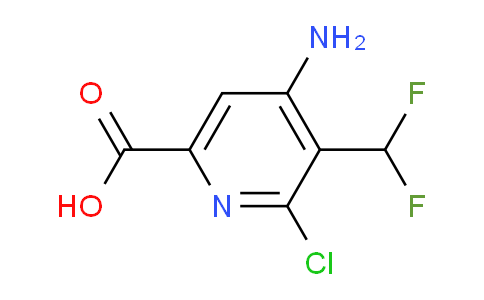 AM95891 | 1805008-61-0 | 4-Amino-2-chloro-3-(difluoromethyl)pyridine-6-carboxylic acid