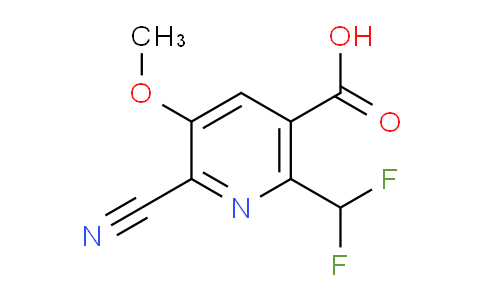 AM95899 | 1807076-10-3 | 2-Cyano-6-(difluoromethyl)-3-methoxypyridine-5-carboxylic acid