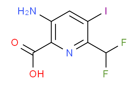 AM95901 | 1804514-63-3 | 5-Amino-2-(difluoromethyl)-3-iodopyridine-6-carboxylic acid