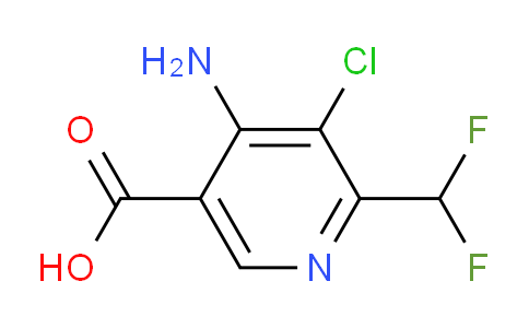 AM95910 | 1806832-52-9 | 4-Amino-3-chloro-2-(difluoromethyl)pyridine-5-carboxylic acid