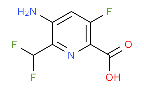 AM95927 | 1806810-57-0 | 3-Amino-2-(difluoromethyl)-5-fluoropyridine-6-carboxylic acid