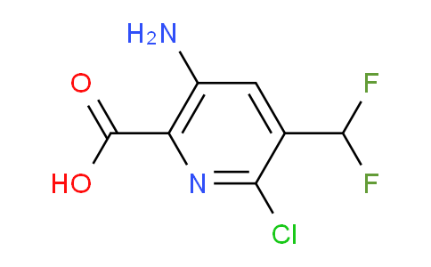 AM95933 | 1804451-70-4 | 5-Amino-2-chloro-3-(difluoromethyl)pyridine-6-carboxylic acid