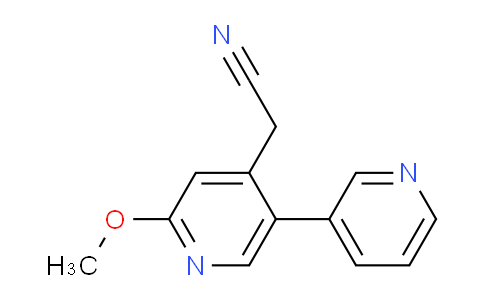 2-Methoxy-5-(pyridin-3-yl)pyridine-4-acetonitrile