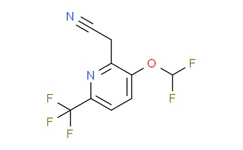 AM95970 | 1227583-25-6 | 3-Difluoromethoxy-6-(trifluoromethyl)pyridine-2-acetonitrile