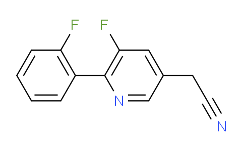 5-Fluoro-6-(2-fluorophenyl)pyridine-3-acetonitrile