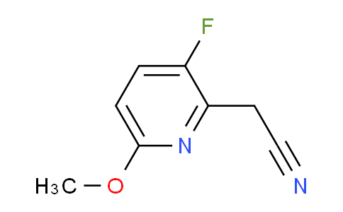 AM96178 | 1227591-54-9 | 3-Fluoro-6-methoxypyridine-2-acetonitrile