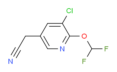 AM96183 | 1227508-61-3 | 3-Chloro-2-(difluoromethoxy)pyridine-5-acetonitrile