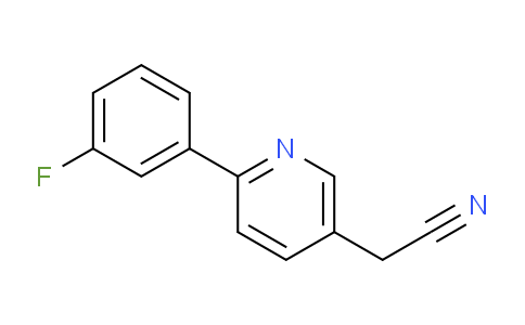 2-(3-Fluorophenyl)pyridine-5-acetonitrile
