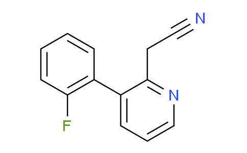 3-(2-Fluorophenyl)pyridine-2-acetonitrile