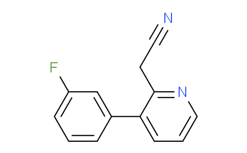 3-(3-Fluorophenyl)pyridine-2-acetonitrile