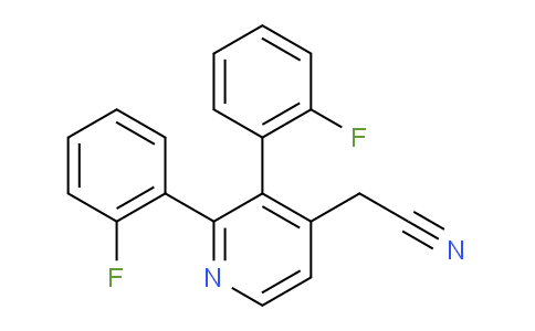 AM96234 | 1227577-39-0 | 2,3-Bis(2-fluorophenyl)pyridine-4-acetonitrile
