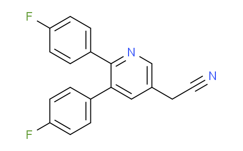 2,3-Bis(4-fluorophenyl)pyridine-5-acetonitrile
