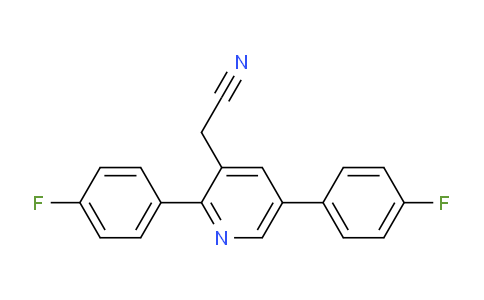 2,5-Bis(4-fluorophenyl)pyridine-3-acetonitrile