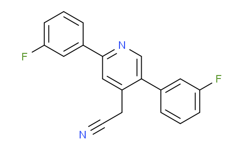 AM96247 | 1227592-41-7 | 2,5-Bis(3-fluorophenyl)pyridine-4-acetonitrile