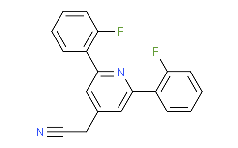 2,6-Bis(2-fluorophenyl)pyridine-4-acetonitrile