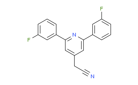 AM96253 | 1227564-31-9 | 2,6-Bis(3-fluorophenyl)pyridine-4-acetonitrile