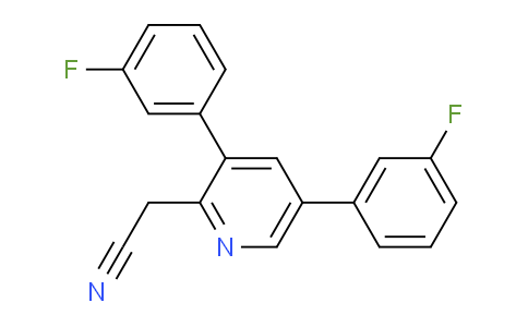AM96256 | 1227592-46-2 | 3,5-Bis(3-fluorophenyl)pyridine-2-acetonitrile