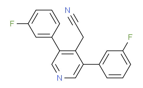 AM96259 | 1227564-57-9 | 3,5-Bis(3-fluorophenyl)pyridine-4-acetonitrile