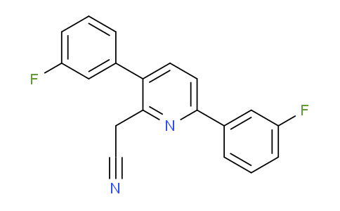 AM96262 | 1227564-81-9 | 3,6-Bis(3-fluorophenyl)pyridine-2-acetonitrile