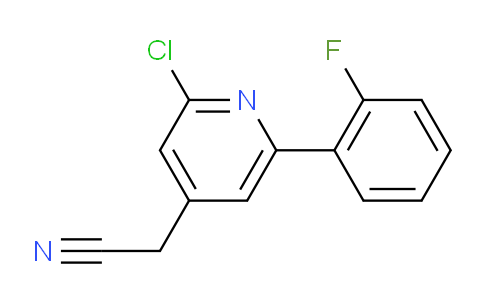AM96279 | 1227573-45-6 | 2-Chloro-6-(2-fluorophenyl)pyridine-4-acetonitrile