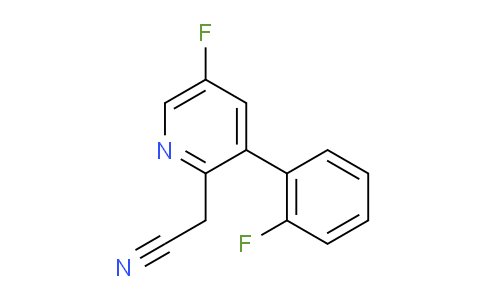 AM96321 | 1227604-05-8 | 5-Fluoro-3-(2-fluorophenyl)pyridine-2-acetonitrile