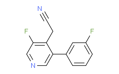 3-Fluoro-5-(3-fluorophenyl)pyridine-4-acetonitrile