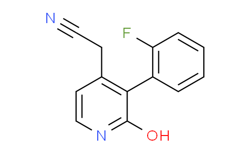 AM96342 | 1227570-86-6 | 3-(2-Fluorophenyl)-2-hydroxypyridine-4-acetonitrile