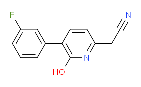 5-(3-Fluorophenyl)-6-hydroxypyridine-2-acetonitrile