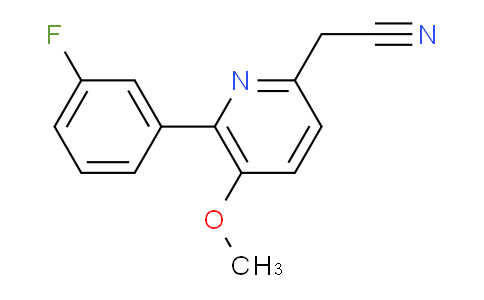 AM96360 | 1227574-44-8 | 6-(3-Fluorophenyl)-5-methoxypyridine-2-acetonitrile