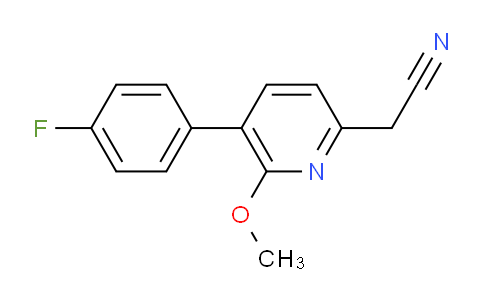 AM96370 | 1227580-60-0 | 5-(4-Fluorophenyl)-6-methoxypyridine-2-acetonitrile