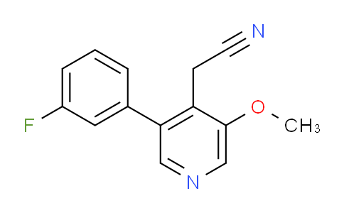 AM96372 | 1227516-77-9 | 3-(3-Fluorophenyl)-5-methoxypyridine-4-acetonitrile