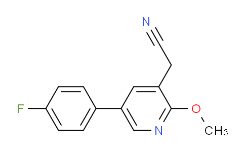 AM96379 | 1227604-87-6 | 5-(4-Fluorophenyl)-2-methoxypyridine-3-acetonitrile