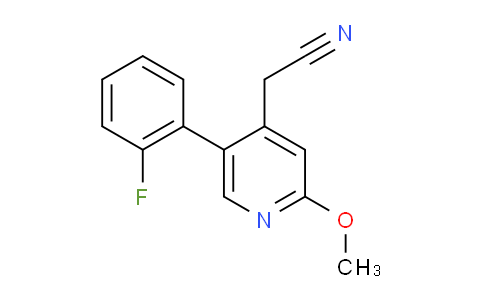 AM96380 | 1227586-54-0 | 5-(2-Fluorophenyl)-2-methoxypyridine-4-acetonitrile