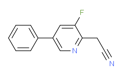 AM96413 | 1227606-14-5 | 3-Fluoro-5-phenylpyridine-2-acetonitrile