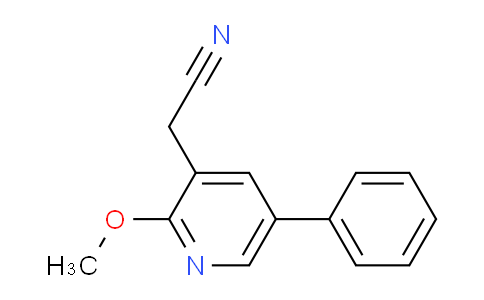 AM96431 | 1227576-65-9 | 2-Methoxy-5-phenylpyridine-3-acetonitrile