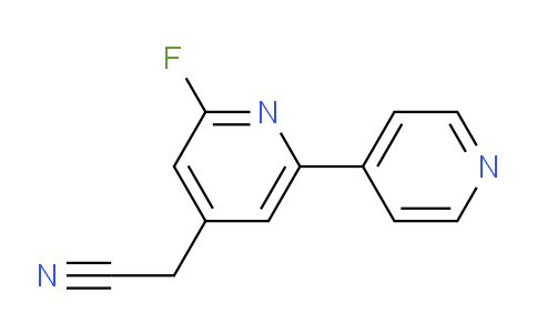 AM96545 | 1227591-79-8 | 2-Fluoro-6-(pyridin-4-yl)pyridine-4-acetonitrile