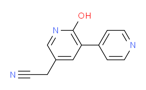 AM96567 | 1227496-66-3 | 6-Hydroxy-5-(pyridin-4-yl)pyridine-3-acetonitrile