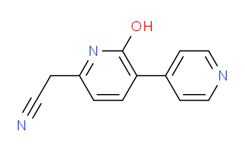 6-Hydroxy-5-(pyridin-4-yl)pyridine-2-acetonitrile