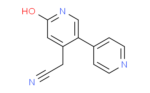 2-Hydroxy-5-(pyridin-4-yl)pyridine-4-acetonitrile